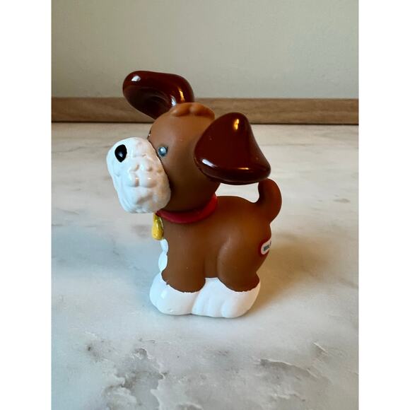 Little Tikes Boy with Red Hair Crew Cut and Brown Dog Play Figure Toy - Picture 10 of 14